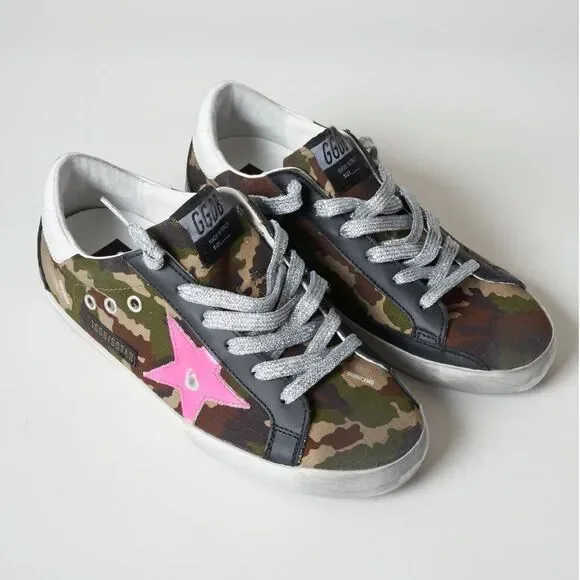 Golden Goose Superstar Camouflage Sneakers. EU size 39 / US size 9 - Picture 1 of 16